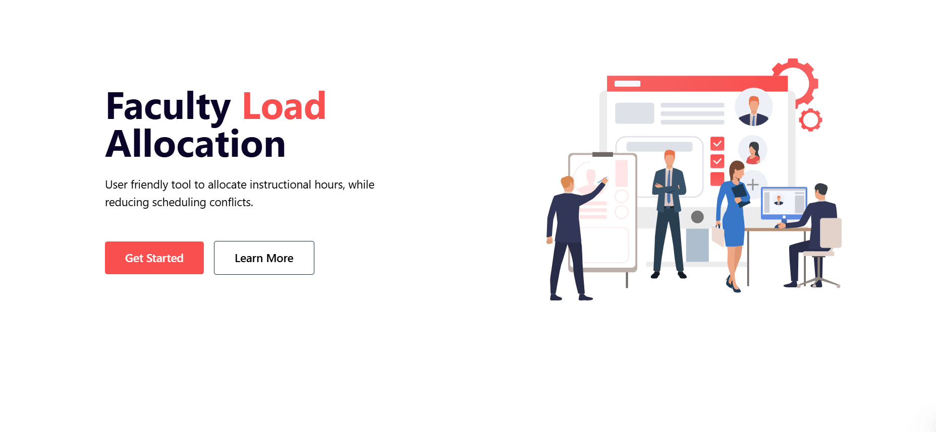 Faculty Load Allocation preview