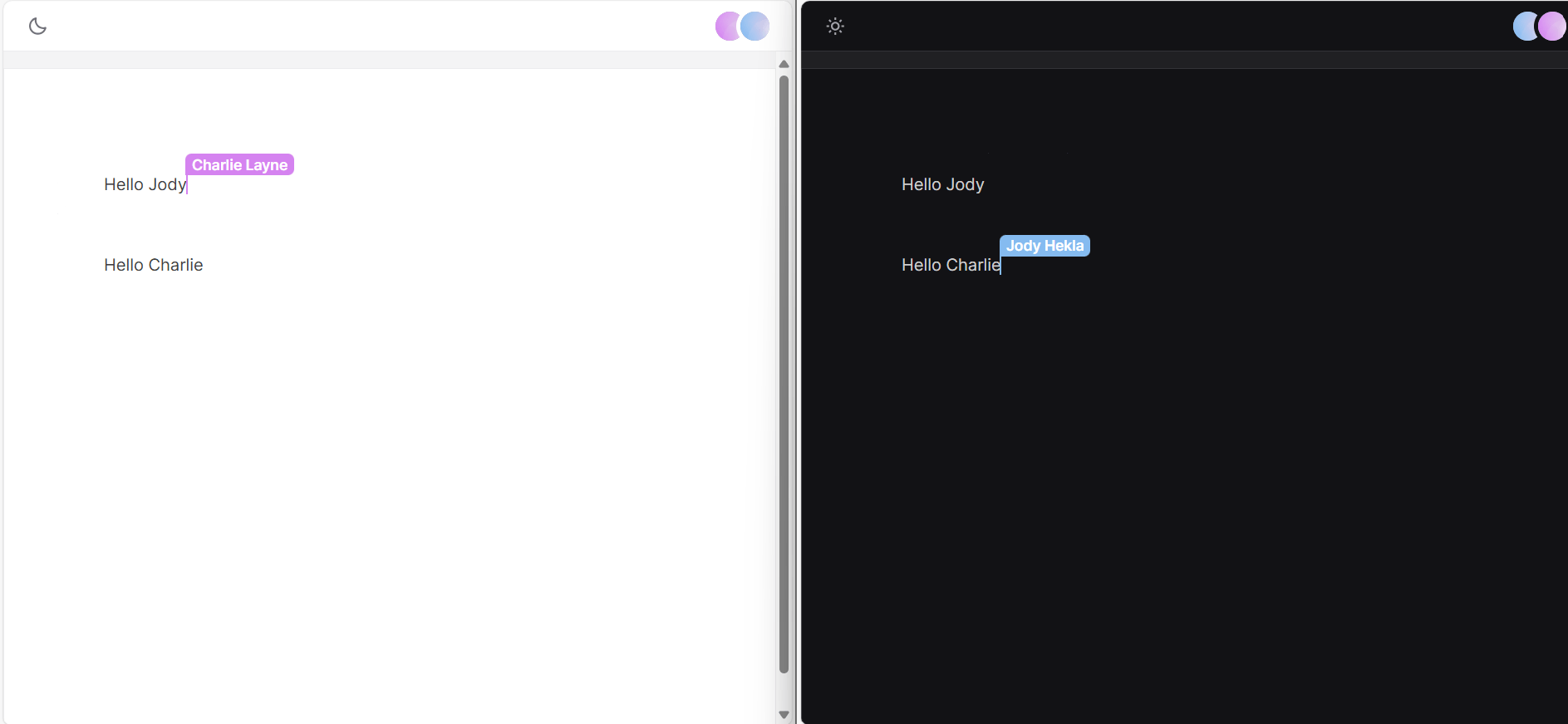 Liveblocks Text Editor preview