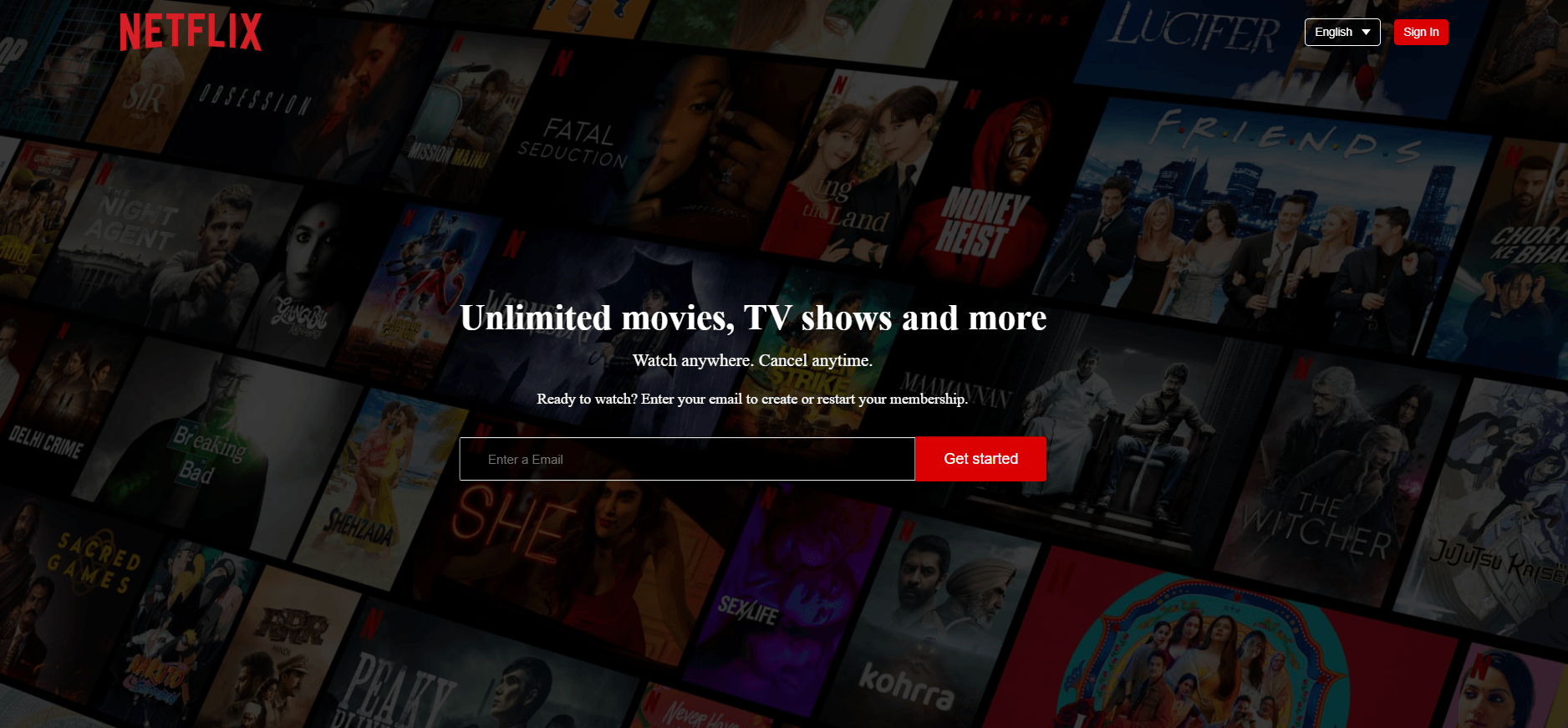 Netflix UI Clone preview