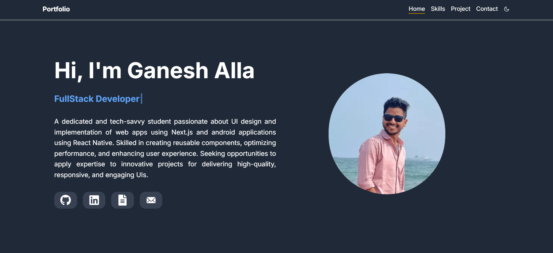 Portfolio v1 preview