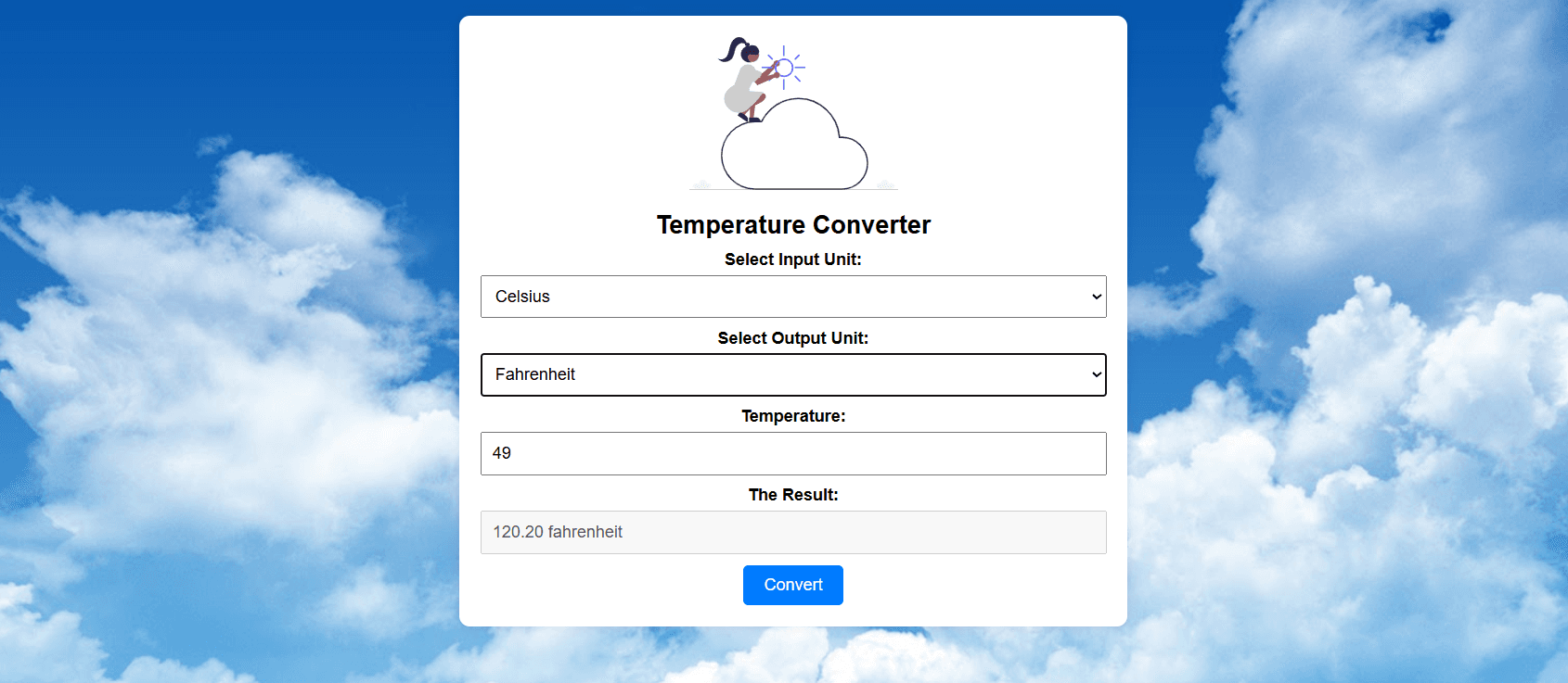 Temperature Converter project thumbnail